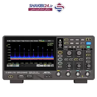 اسیلوسکوپ حرفه ای دیجیتال حافظه دار bit12 رومیزی مدل GPS-2104HD