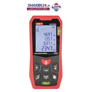 متر لیزری UNI-T LM100A با برند اصلی یونیتی (یکسال گارانتی تعویض تضمینی)
