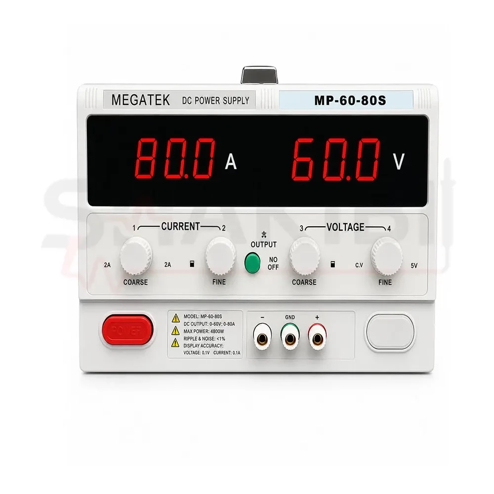 منبع تغذیه آمپر بالا مگاتک مدل MEGATEK MP60-80S