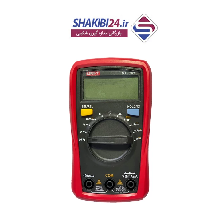 مولتی متر یونیتی +UNI-T UT33A با برند اصلی (یکسال گارانتی تعویض تضمینی)