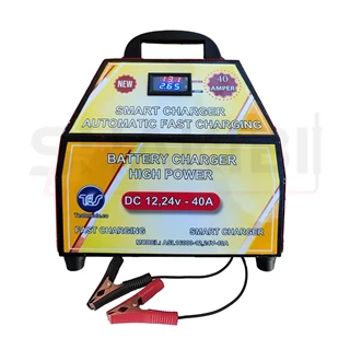 شارژر باتری اتوماتیک ماشین 12 و 24 ولت مدل ASL16000 40A